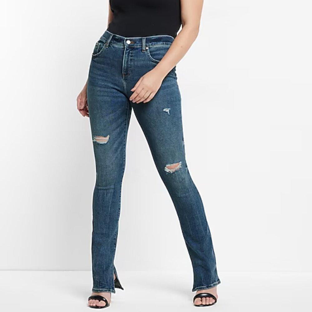 Skyscraper Mid-Rise Jeans
